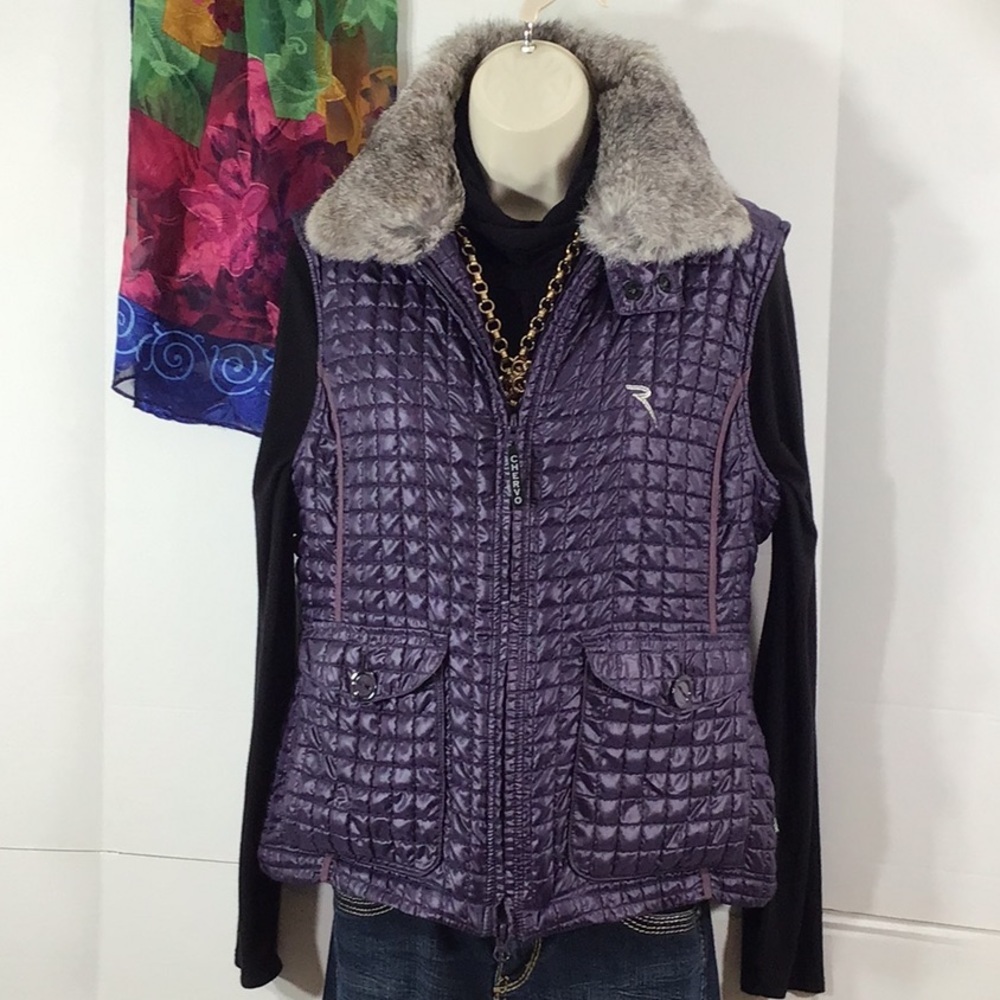 Chervo purple Pro Therm quilted vest 8